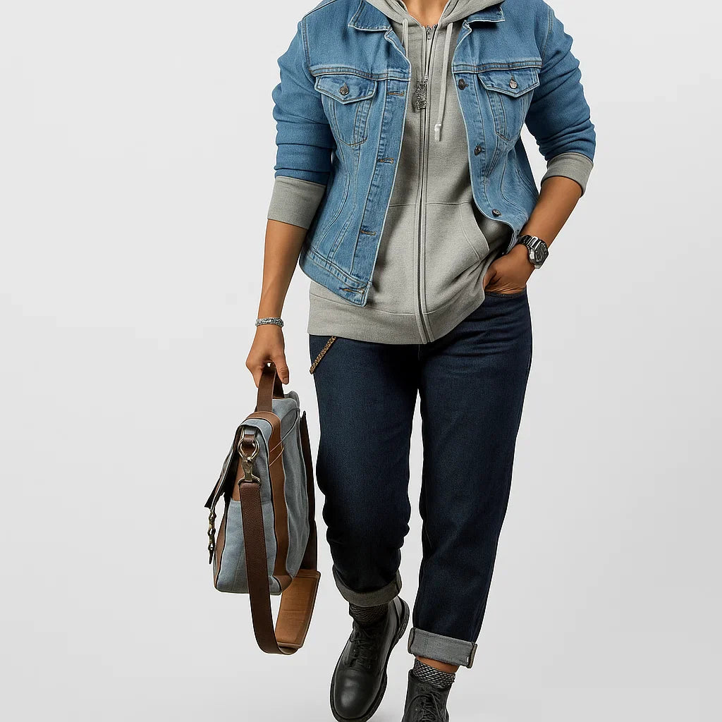 Julian | Steel Grey Field Messenger Bag
