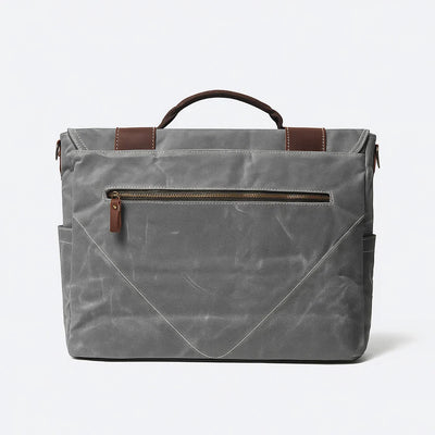 Julian | Steel Grey Field Messenger Bag