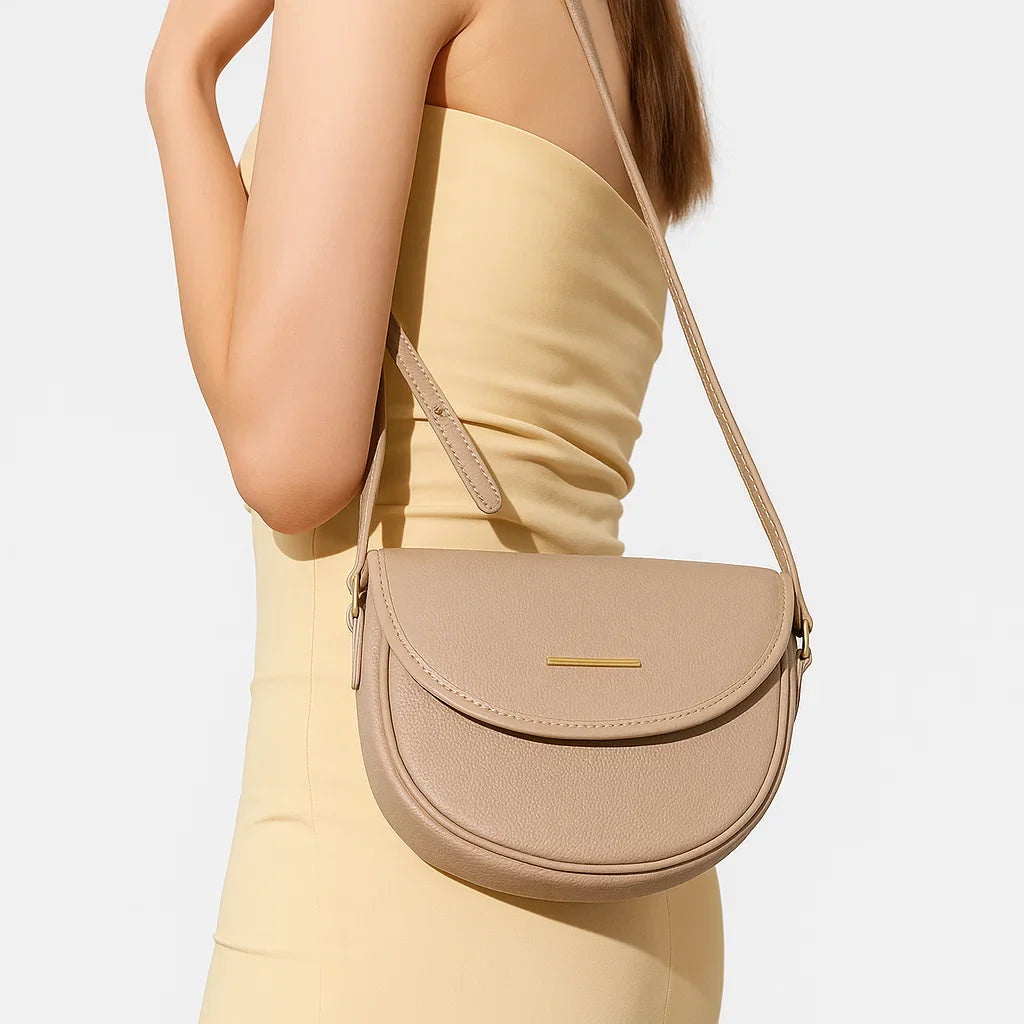 Kaia | Neutral Chic Dome Shoulder Bag