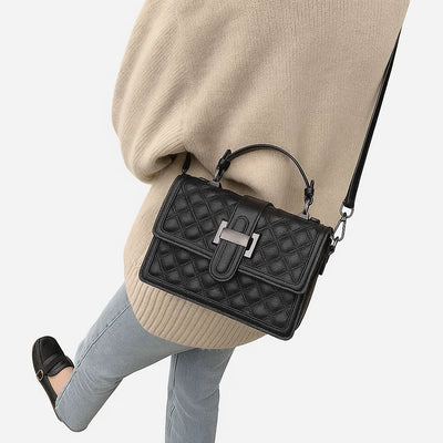 Maren | Diamond-Stitch Satchel