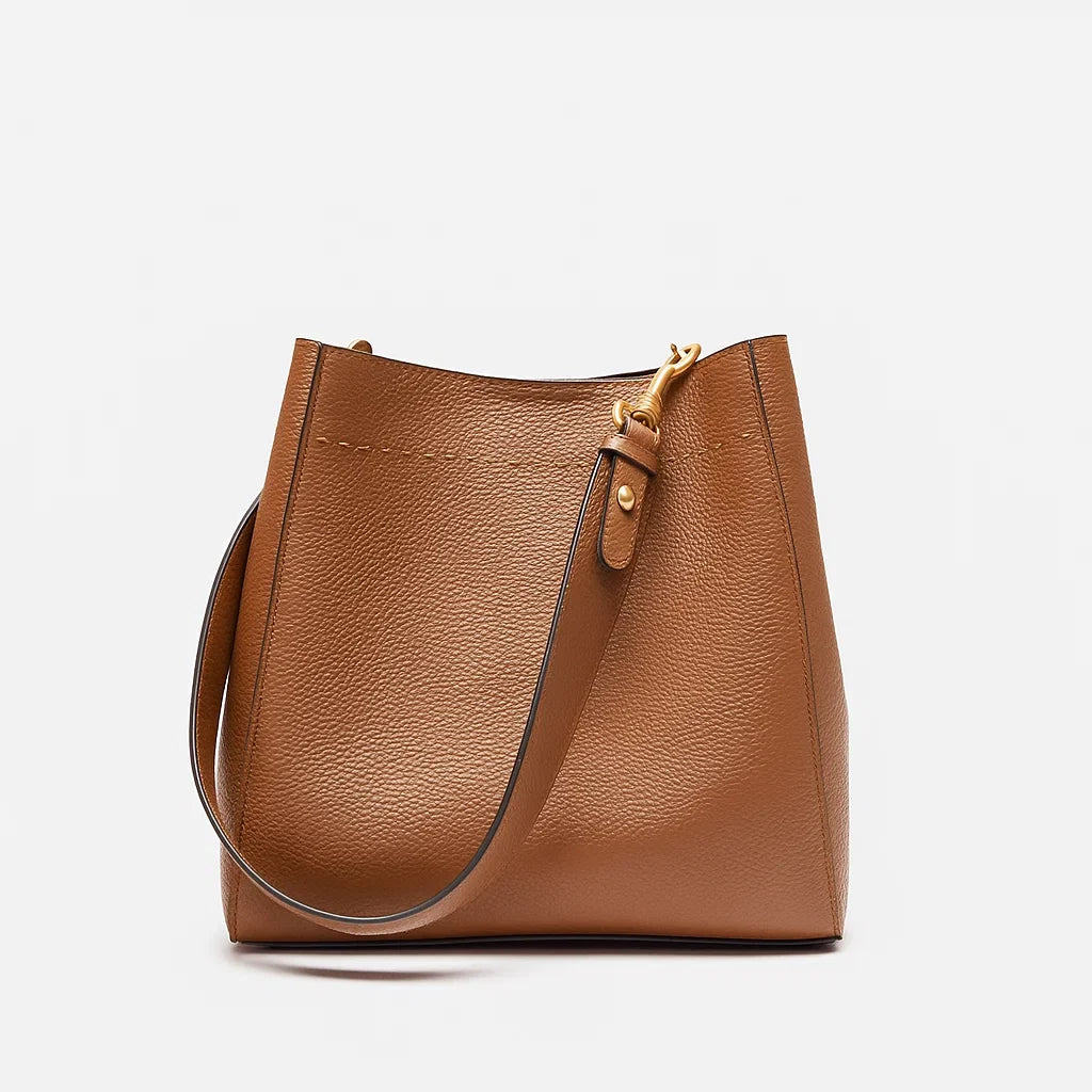 Maya | Elegant Pebbled Shoulder Bag