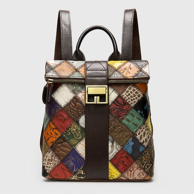 Renata | Artisan Jewel Patch Backpack