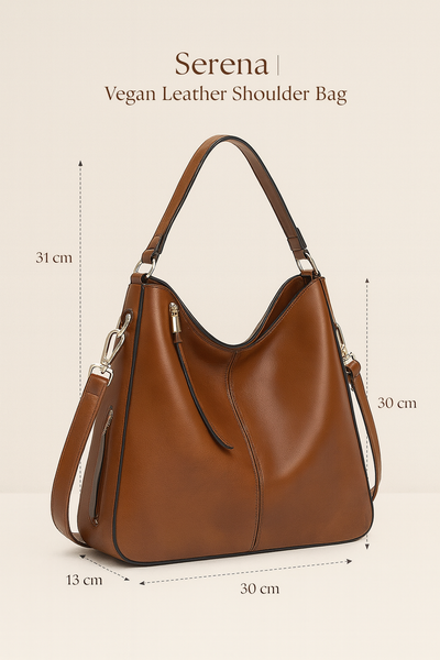 Serena | Vegan Leather Shoulder Bag