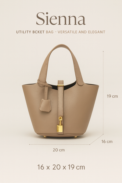 Sienna | Utility Bucket Bag - Versatile and elegant