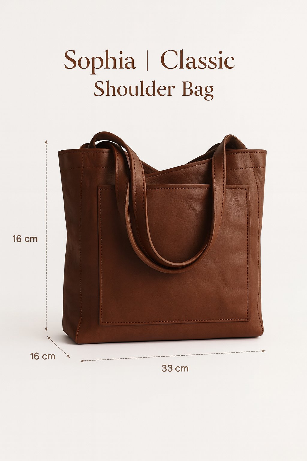 Sophia | Classic Shoulder Bag