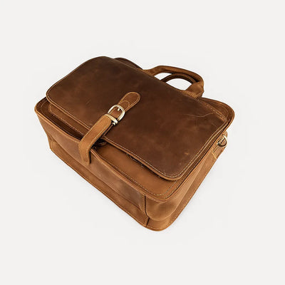 Tavin | Saddlehide Messenger Case