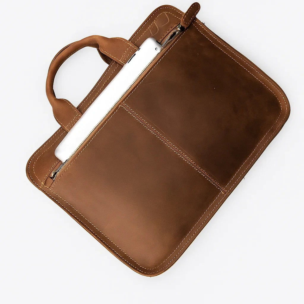 Tavin | Saddlehide Messenger Case