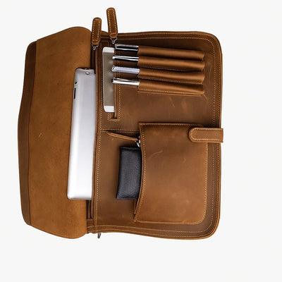 Tavin | Saddlehide Messenger Case