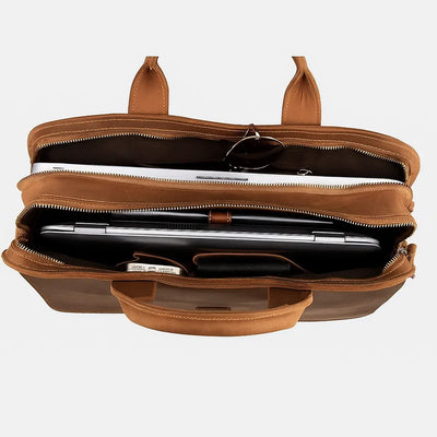 Tavin | Saddlehide Messenger Case