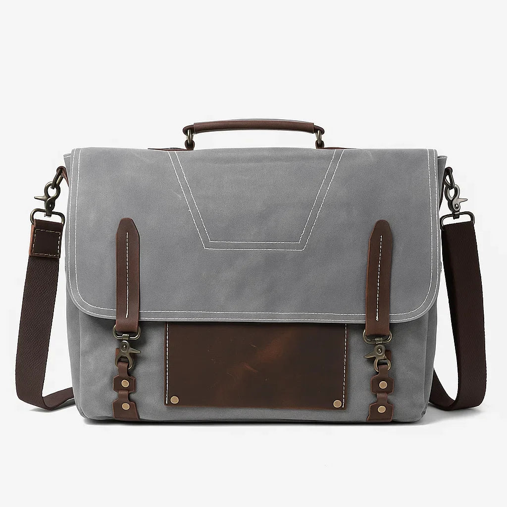 Theo | Canvas Ledger Crossbody