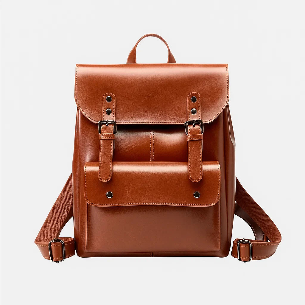 Vivian | Retro Buckle Backpack