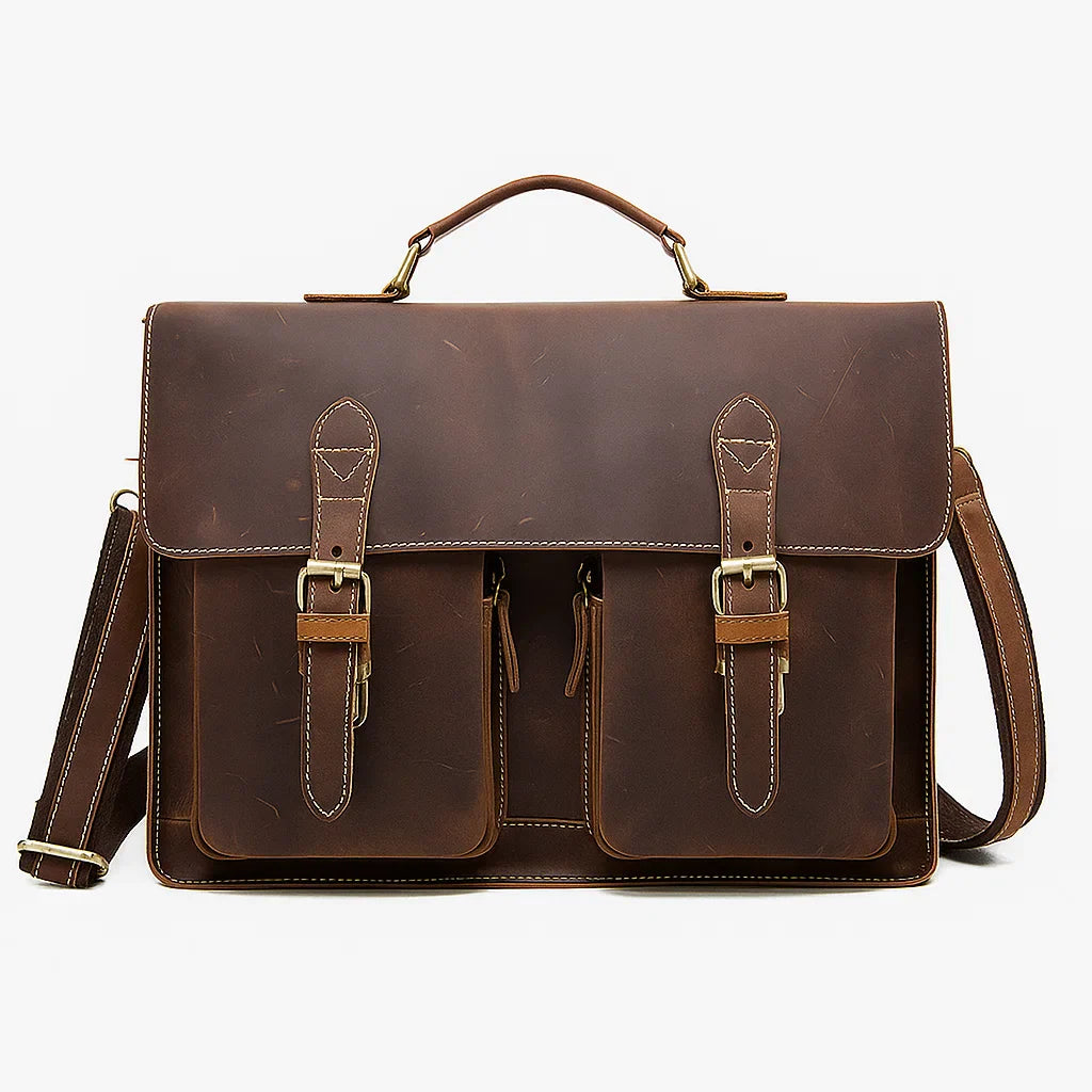 Zanrek | Legacy Vegan Leather Briefcase