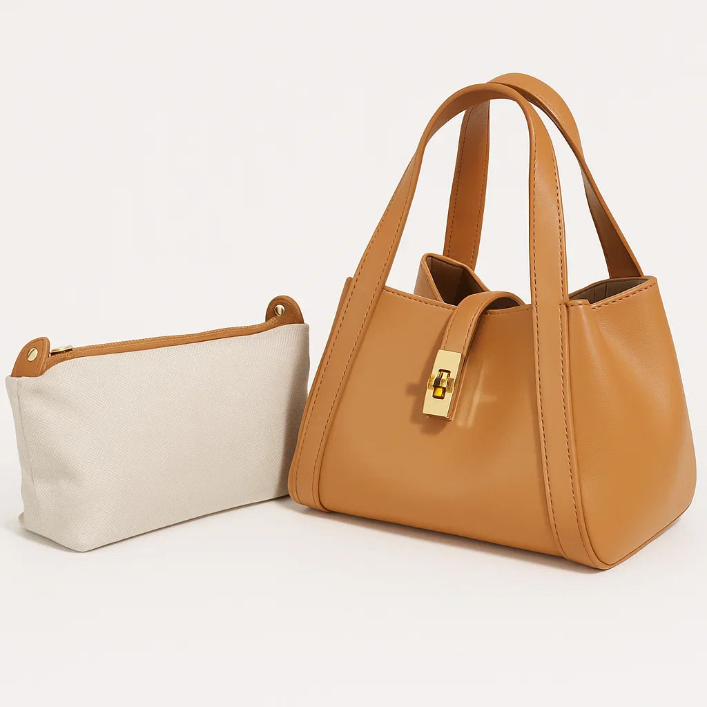 Zorina | Sleek Edge Lock Top Bag