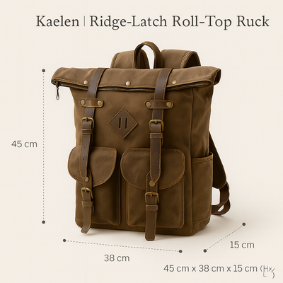 Kaelen | Ridge-Latch Roll-Top Ruck