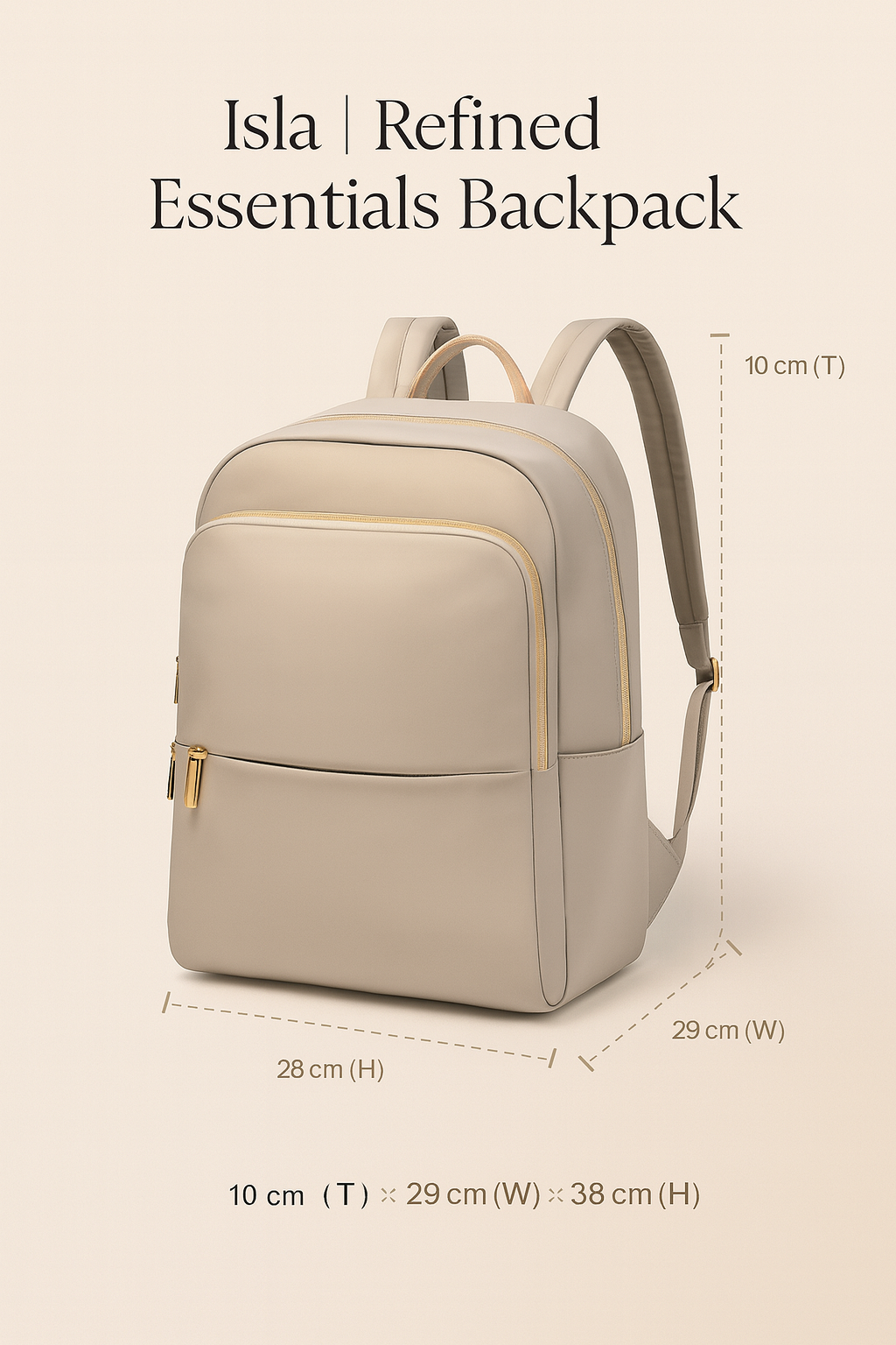 Isla | Refined Essentials Backpack