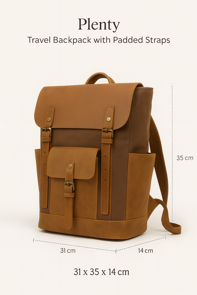 Plenty | Travel Backpack with Padded Straps