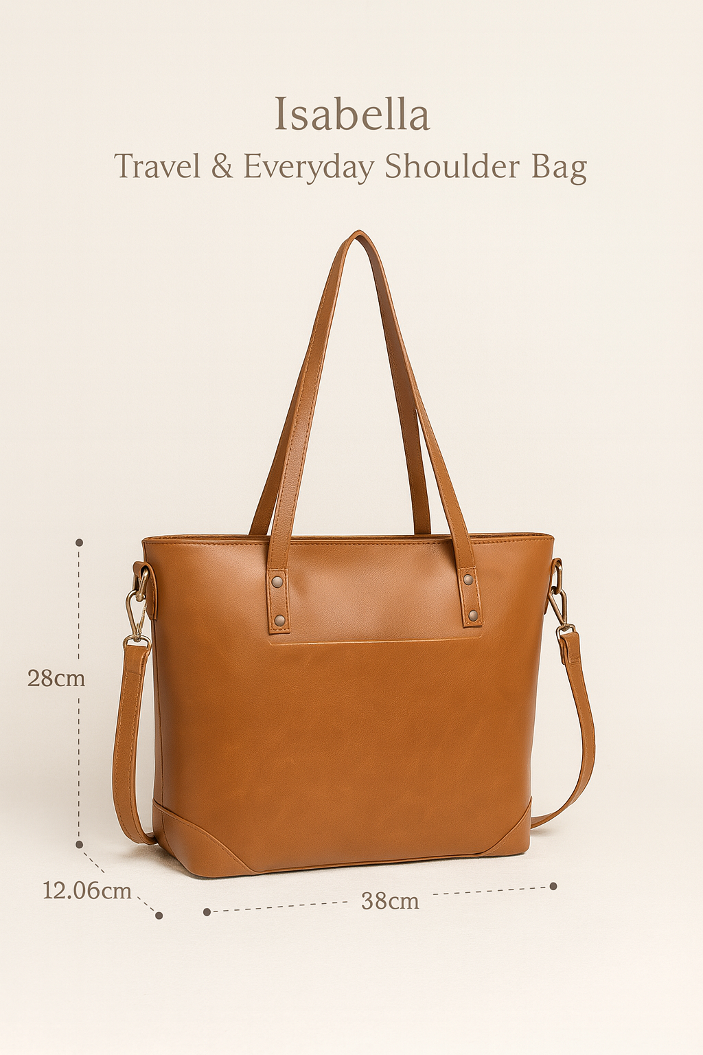 Isabella | Travel & Everyday Shoulder Bag