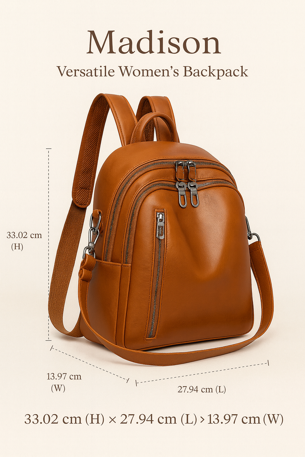 Madison | Versatile Women's Backpack