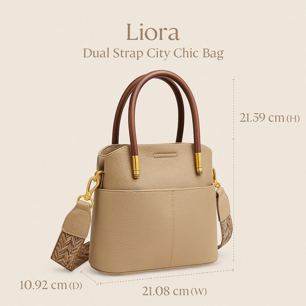 Liora | Dual Strap City Chic Bag