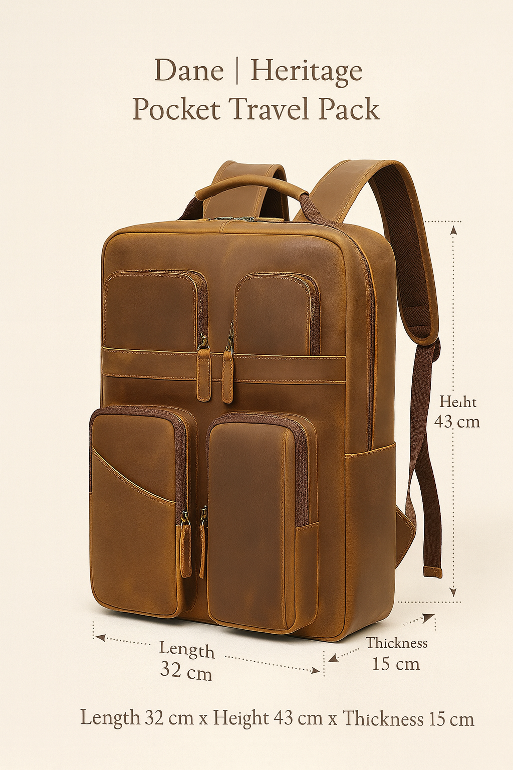 Dane | Heritage Pocket Travel Pack