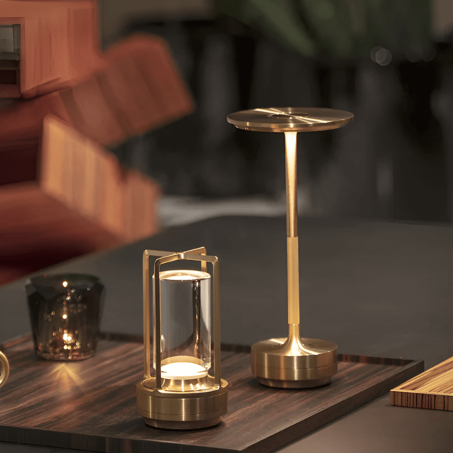 AmiGlow Rechargeable Wireless LED Table Lamp