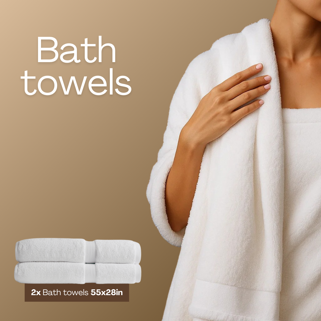 5-Star Hotel Towels – Duo Bath Bundle 8pcs