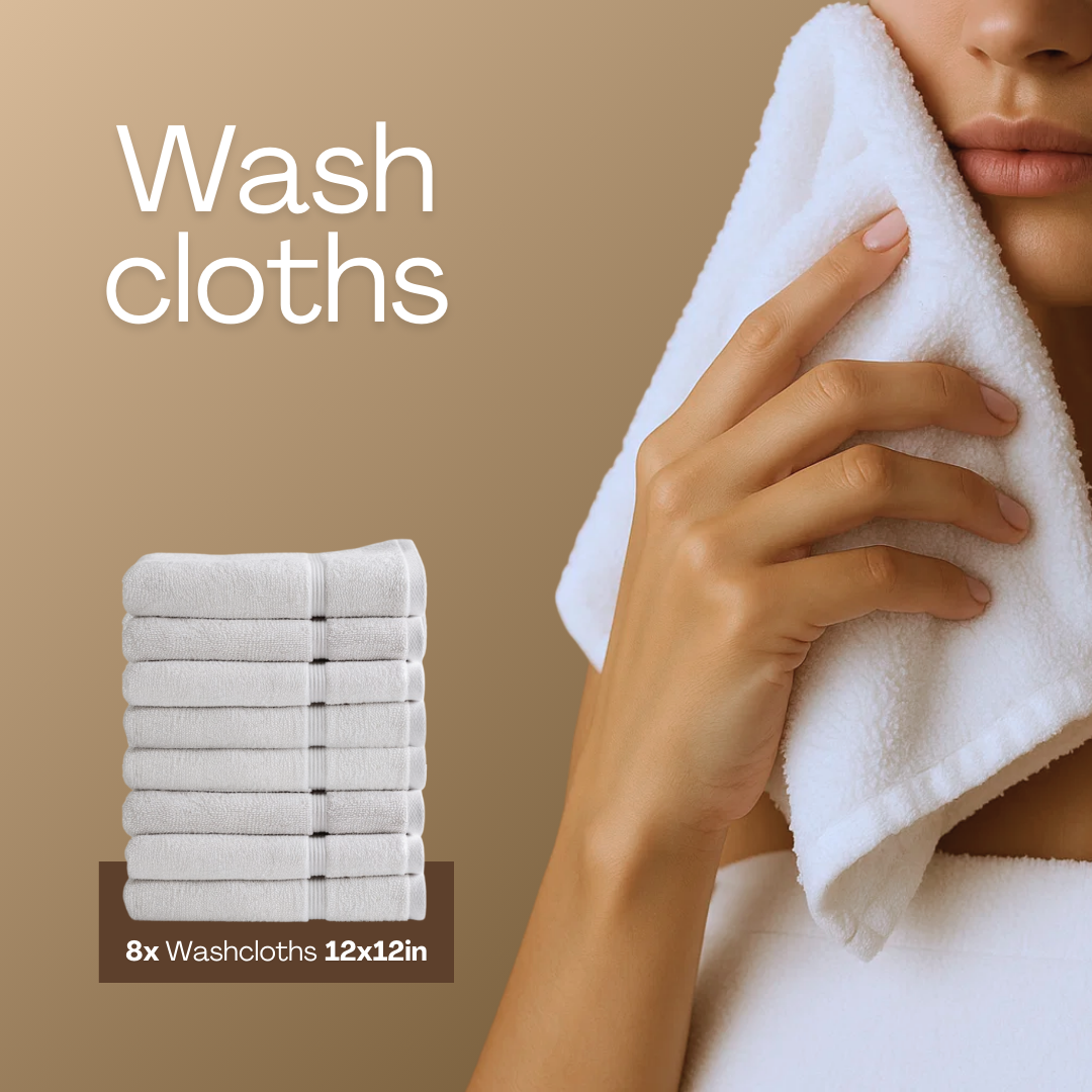 5-Star Hotel Towels – Family Bath Bundle 16pcs